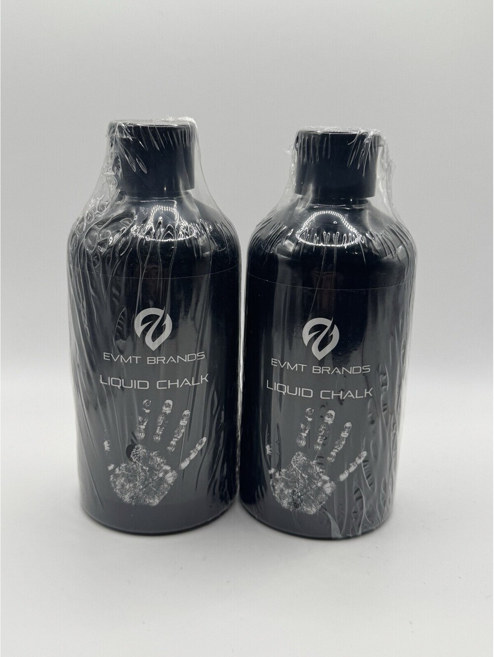 2 EVMT BRANDS Liquid Chalk No Mess 8oz for Gym, Weightlifting, Powerlifting